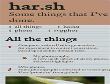 Tablet Screenshot of har.sh
